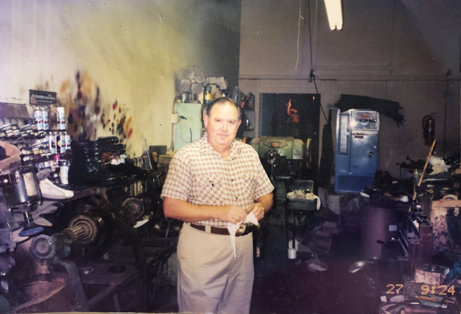 John's Shoe Hospital David Garner Picture